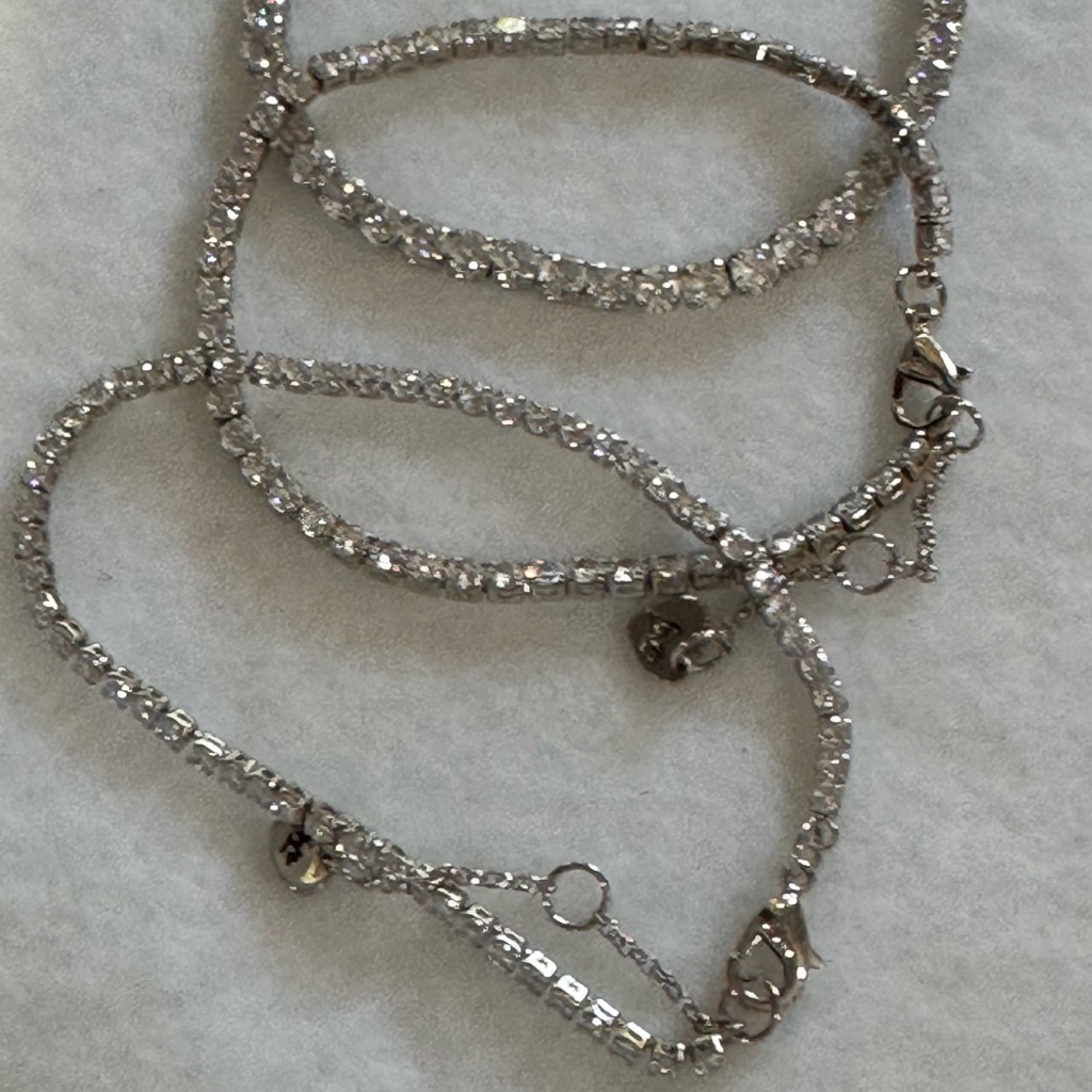 Aldo- Silver Clear Multi Cubic Zirconia Bracelets 18$